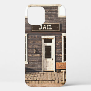 西素朴部の町の刑務所3D編集西部の一部 iPhone 12ケース