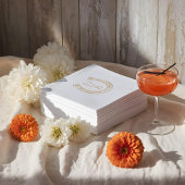 西素朴馬蹄形カスタムモノグラ結婚ム 箔ナプキン