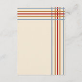 西素朴馬蹄赤ちゃんシャワー登録 エンクロージャーカード (裏面)