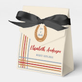 西素朴馬蹄赤ちゃんシャワー フェイバーボックス (正面サイド)