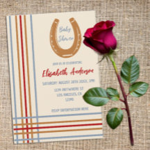 西素朴馬蹄赤ちゃんシャワー