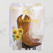 西結婚式招待状ヒマワリ 招待状 (正面/裏面)