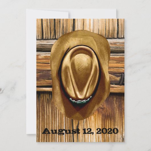 西結婚式招待状- 5インチx 7インチ 招待状 (正面)