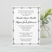 西結婚洋 招待状 (スタンド正面)