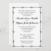 西結婚洋 招待状 (正面/裏面)