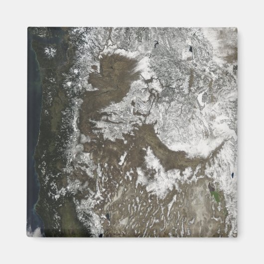 西統一された州 マグネット (正面)