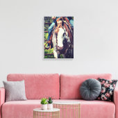 西絵を描馬 キャンバスプリント (インサイチュ (リビング))