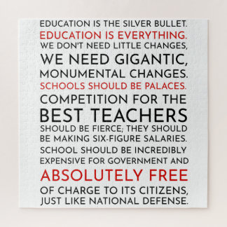 西翼サム・セアボルン教育演説パズル ジグソーパズル