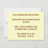 西芸術的パーティの招待状~EZ2カスタマイズ 招待状 (裏面)