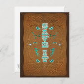 西茶素朴革IT救を日付に見る 案内ポストカード (正面/裏面)