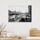 西通り、ニューヨーク市1901年 ポスター (キッチン)