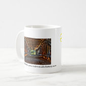 西連合屋根付橋のコーヒー・マグ コーヒーマグカップ (正面左)