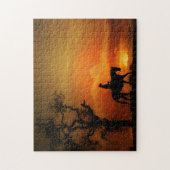 西遊歩道サンセットホース ジグソーパズル (縦)