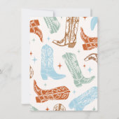 西部がワン ハイチェア バナー カード - "O" (裏面)