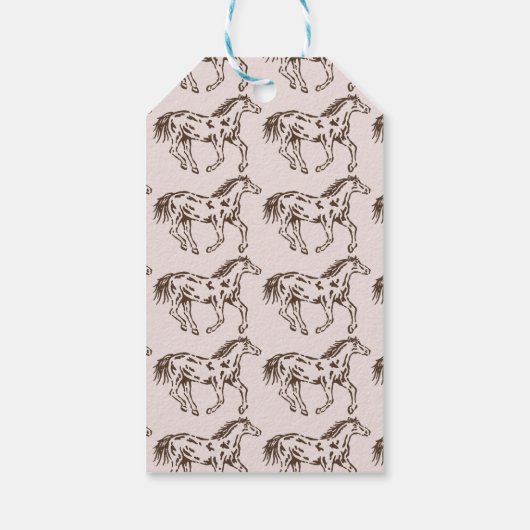 西部でジェンダーリビール カウボーイ?それともカウガール? ギフトタグ (裏面)