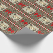 西部ののどによって用具を使われる革プリントおよび馬 ラッピングペーパー (角)