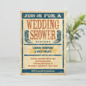 西部のウェディングシャワーの招待状 招待状 (スタンド正面)