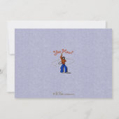 西部のカウボーイのベビーシャワーの招待状 招待状 (裏面)