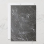 西部のカウボーイまたは女性のカーボーイジェンダーがパーティーを明かす 招待状 (裏面)