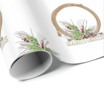 西部のカウボーイロープのクリスマスのリース