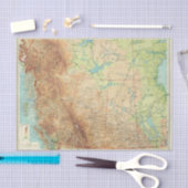 西部のカナダ 薄葉紙 (クラフト)