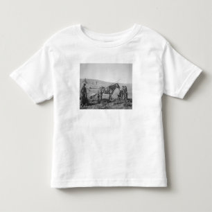 西部のカナダ、c.1のネイティブアメリカンのクリー族の人々 トドラーTシャツ