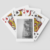 西部のカナダ、c.1のネイティブアメリカンのクリー族の人々 トランプ (裏面)