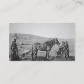 西部のカナダ、c.1のネイティブアメリカンのクリー族の人々 名刺 (裏面)