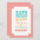 西部のカーニバル-日付の珊瑚を救って下さい セーブザデート (正面/裏面)