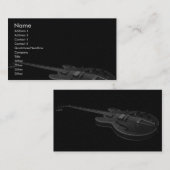 西部のギターの名刺 名刺 (正面/裏面)