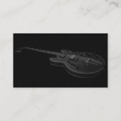 西部のギターの名刺 名刺 (裏面)