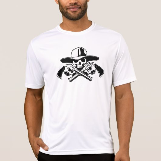 西部のスカル Tシャツ (正面)