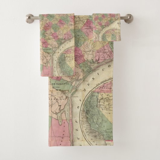 西部のテキサス州 バスタオルセット (インサイチュ)