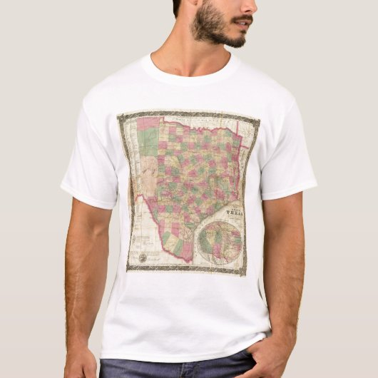西部のテキサス州 Tシャツ (正面)