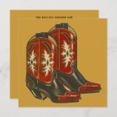 西部のテーマのパーティの招待状の~ EZ2はカスタマイズ 招待状 (正面/裏面)