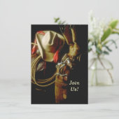 西部のテーマのマイル標石の誕生会を催すこと 招待状 (スタンド正面)