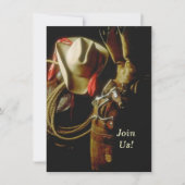 西部のテーマのマイル標石の誕生会を催すこと 招待状 (正面)