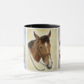 西部のトリオの馬のマグ マグカップ (中央)