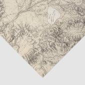 西部のネバダ 薄葉紙 (詳細)