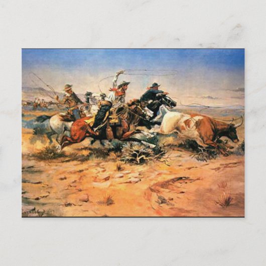 西部のノスタルジア ポストカード (正面)