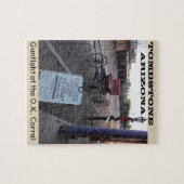 西部のパズル- AZの良い畜舎の銃撃戦 ジグソーパズル (横)