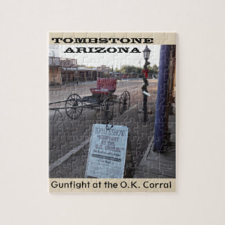西部のパズル- AZの良い畜舎の銃撃戦 ジグソーパズル