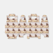 西部のパーティの記念品またはギフト用の箱の古い西 フェイバーボックス (折り畳みなし)