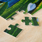 西部のブルーバードのパズル ジグソーパズル (側面)