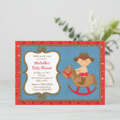 西部のベビーシャワーの招待状 招待状 (スタンド正面)
