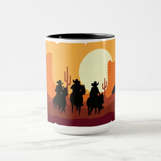 西部のマグ マグカップ (中央)