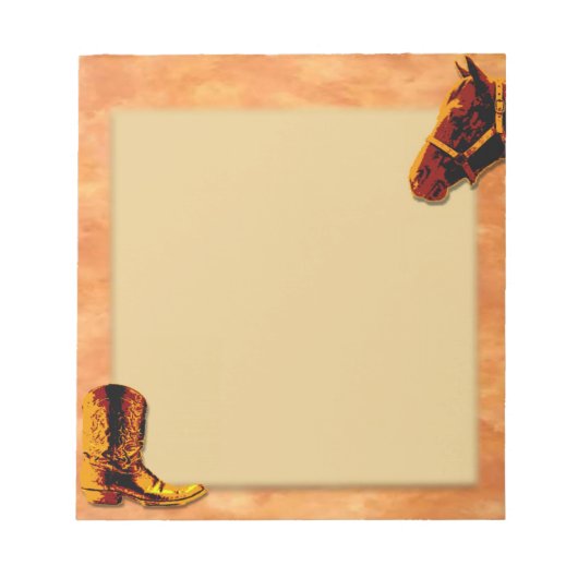 西部のメモ帳 ノートパッド (正面)