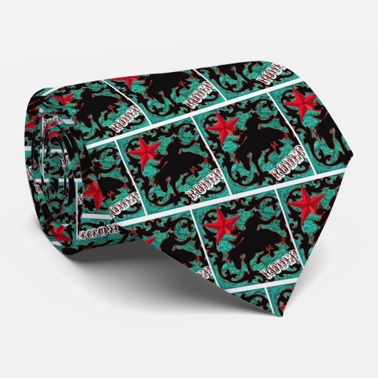 西部のロデオのカウボーイのBroncのライダーのネクタイ ネクタイ (ロール)