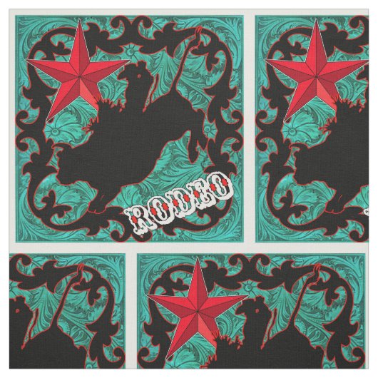 西部のロデオのカウボーイのBullの乗馬ののどの革 ファブリック (見本)