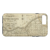 西部の予備の地図 Case-Mate iPhoneケース (裏面(横))